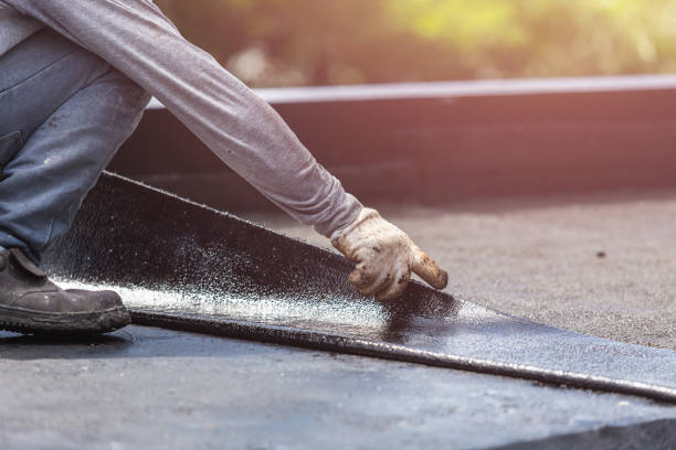 Professional Waterproofing technician working in Clairfield, TN